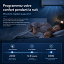 Climatiseur Mural Portable 2000W — Refroidissement Puissant avec Télécommande pour Chambre et Bureau